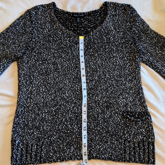 EILEEN FISHER Thick Knit Cotton Sweater - Picture 11 of 12